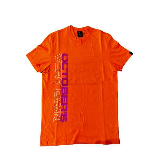 Ovo Side Text T-Shirt Orange