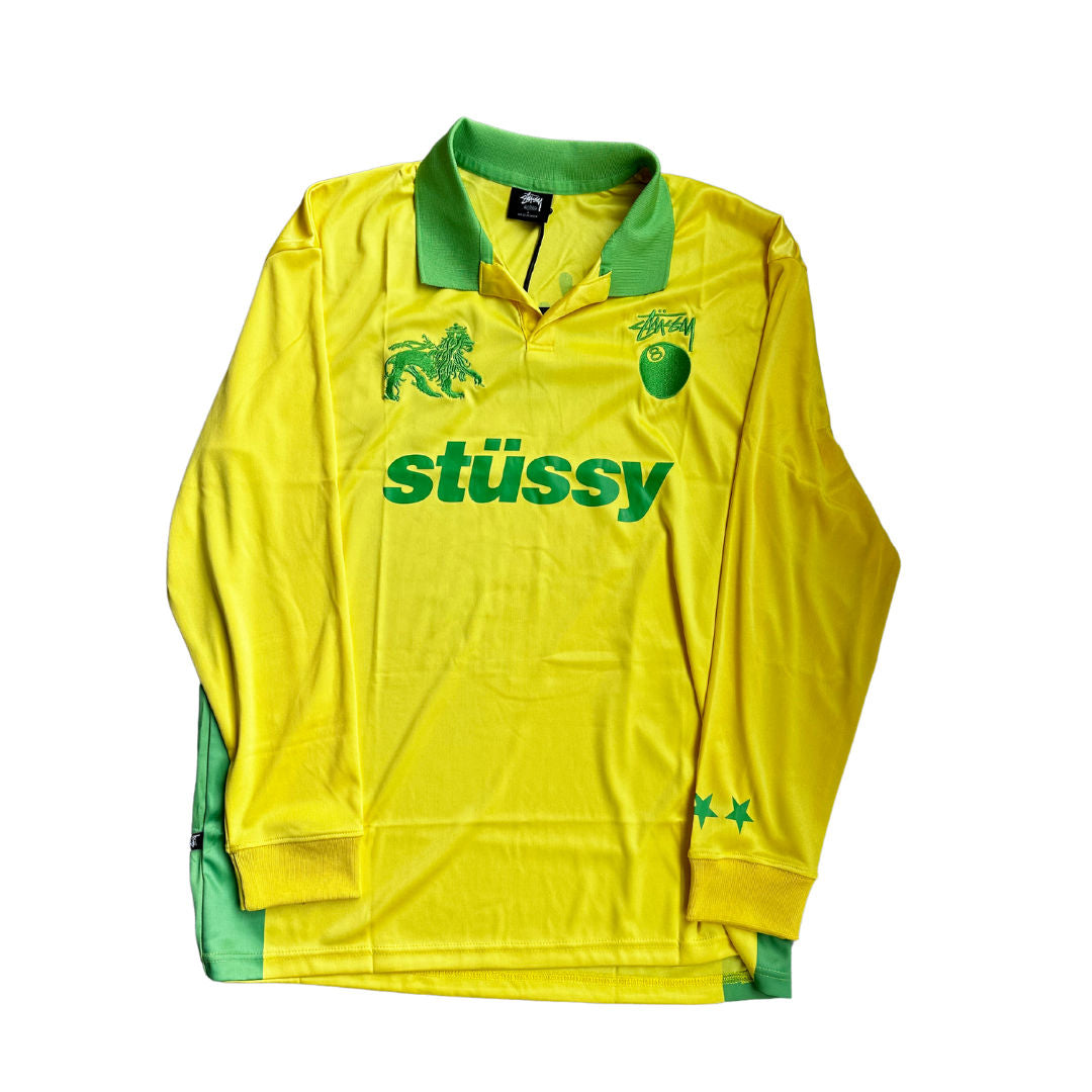 Stussy Brasil Football Polo Long Sleeve T-Shirt – Utopia
