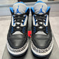 Jordan 3 Retro Sport Blue (Preowned Size 8.5)