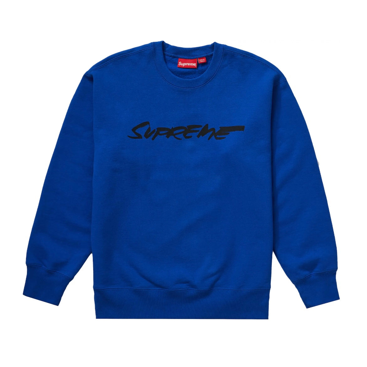 Supreme Futura Logo Crewneck Royal (FW20)