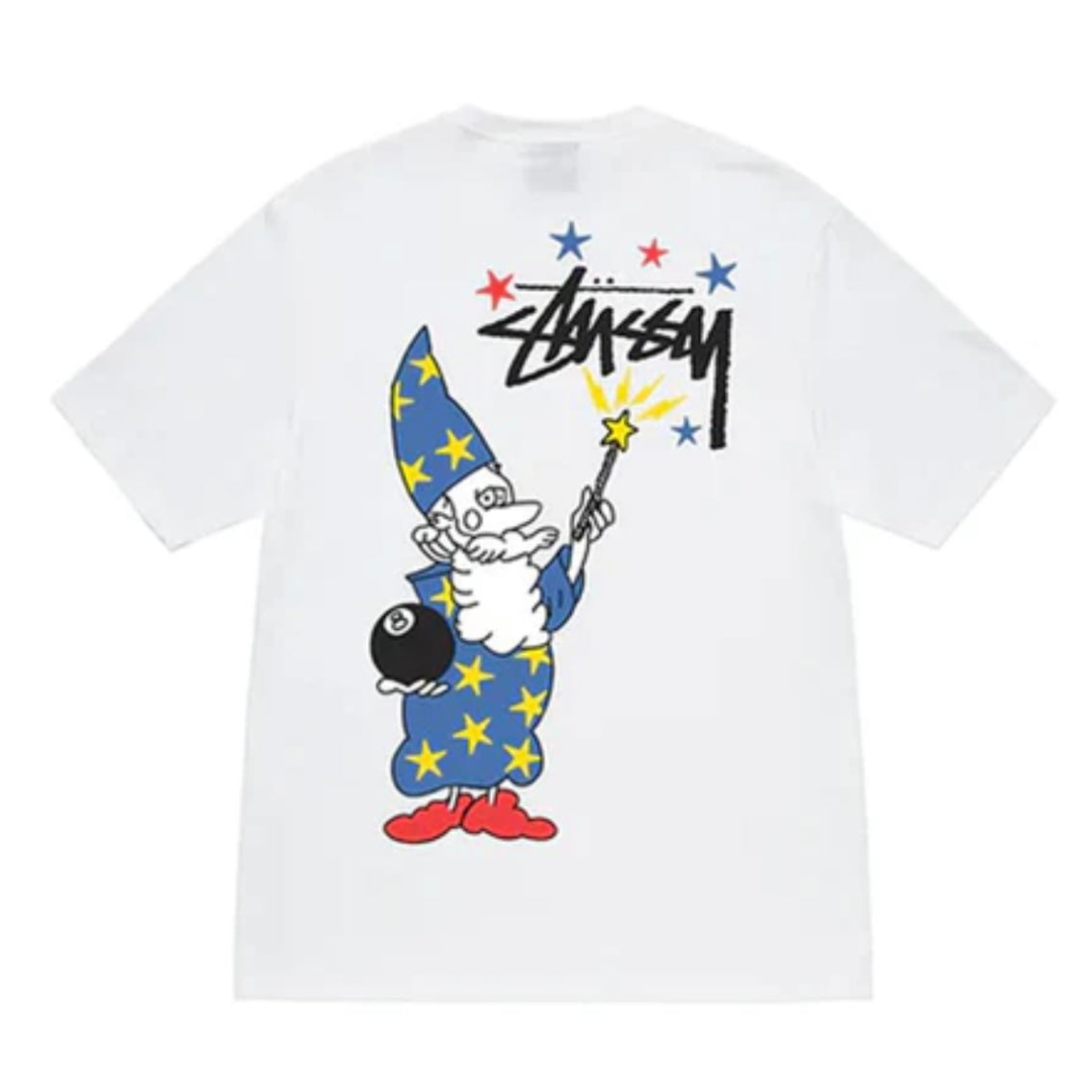 Stussy Wizard Tee White – Utopia Shop