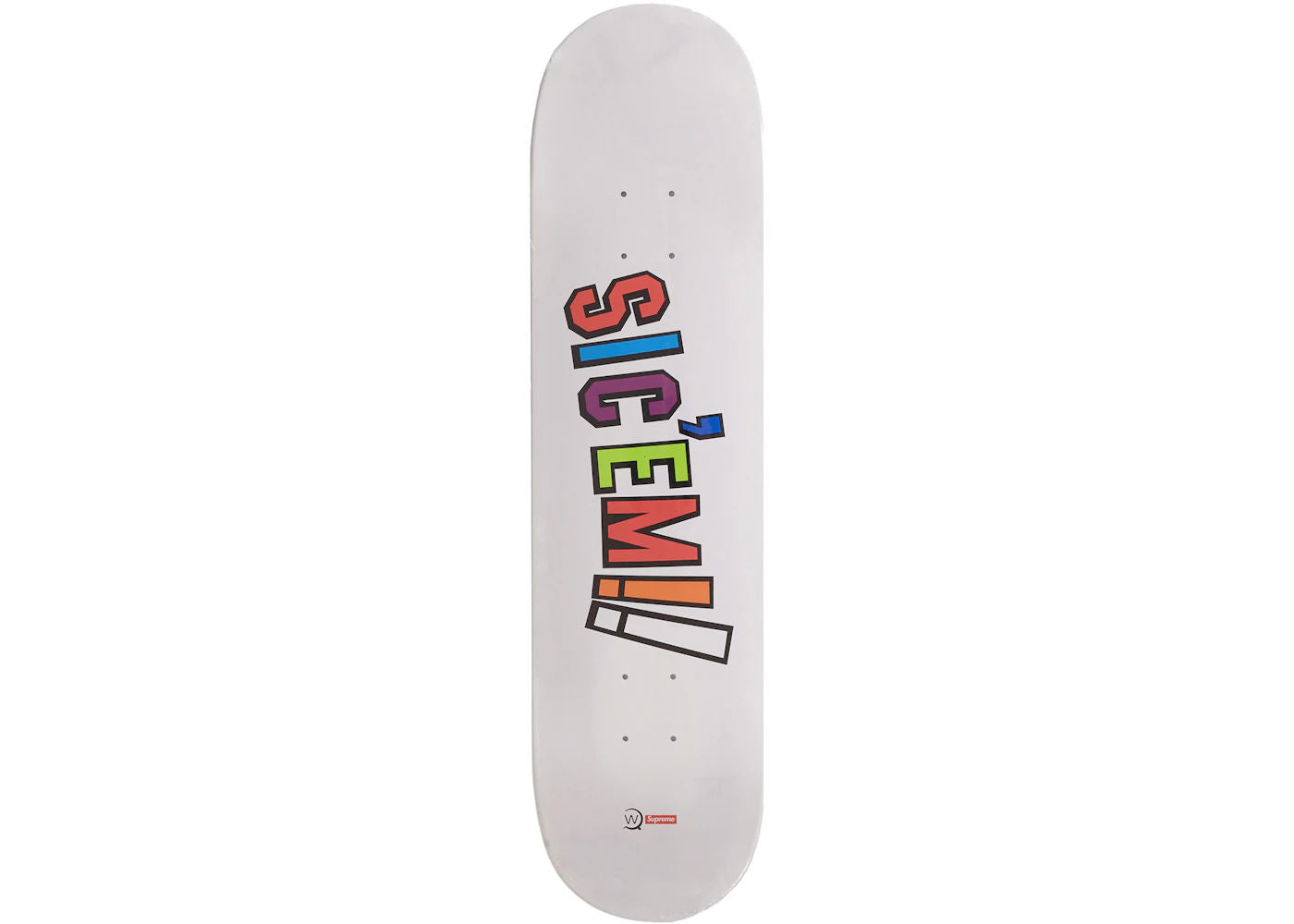 Supreme / WTAPS Sic'em! Skateboard スツール Supreme WTAPS Sic'em! Skateboard Deck White – Utopia Shop