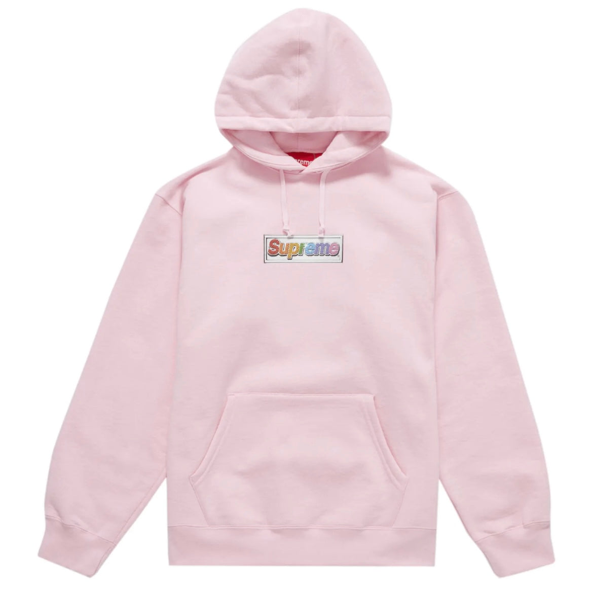 Supreme Bling Box Logo Hooded Sweatshirt Light Pink – Utopia Shop