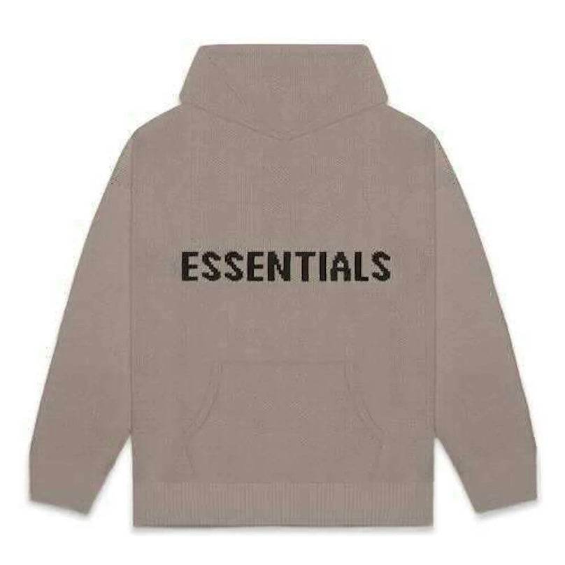 Fear of God Essentials Knit Hoodie (FW20) Taupe – Utopia Shop