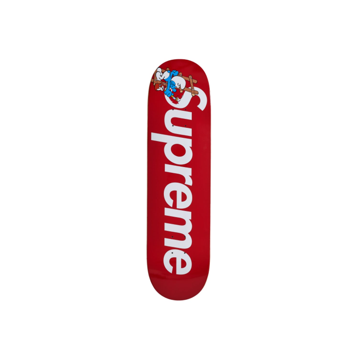 Supreme Smurfs Red Skateboard – Utopia Shop