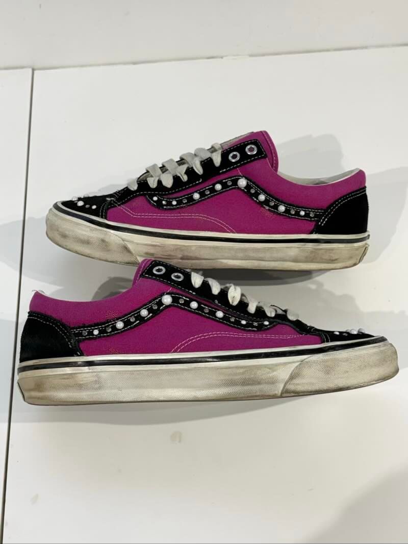 Vans OTW Old Skool 36 Pearlized Pack Pink Black - worn once size 9.5 (No Original Box)
