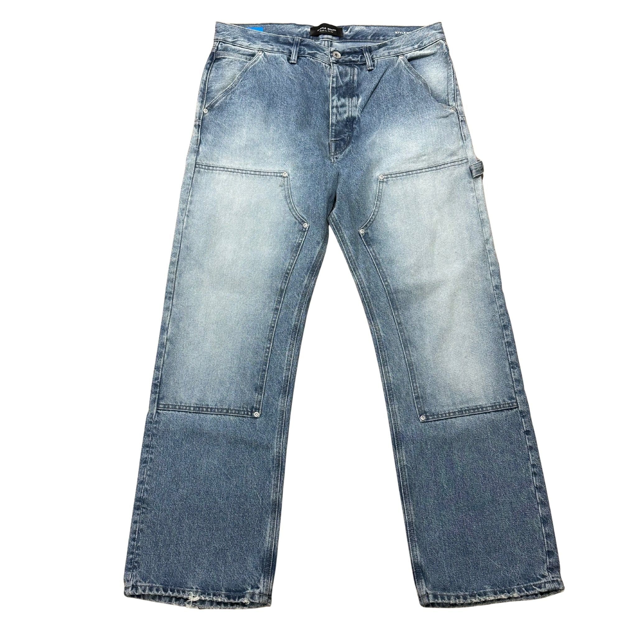 Purple Brand P015 Black Label Relaxed Carpenter Jeans (Preowned Size 33) - Pre-Owned