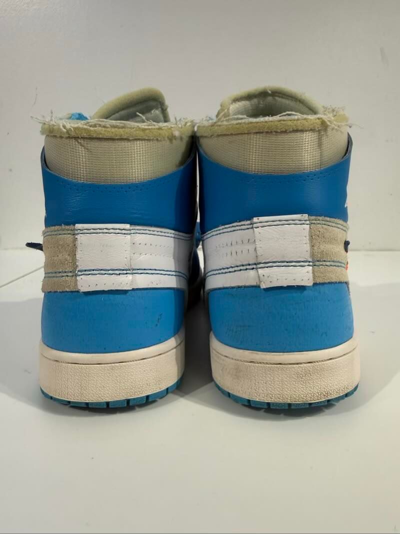 Jordan 1 Retro High Off-White University Blue - Pre-Owned Size 10.5 (No original box)