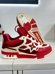 Louis Vuitton LV Skate Sneaker Red White - Pre-Owned Size 11 (No original box)