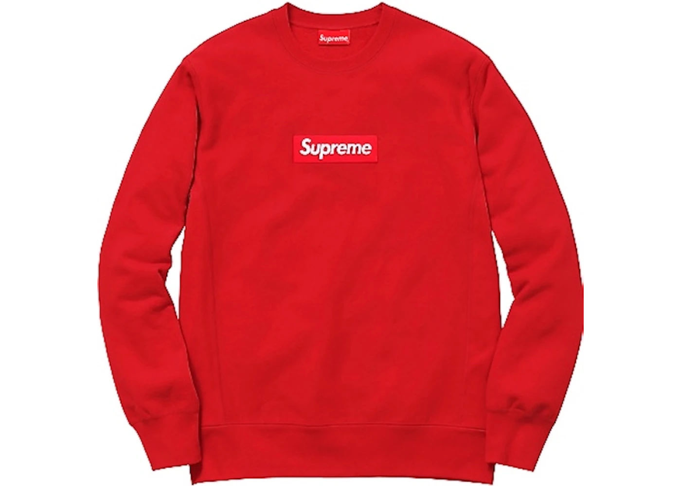 Supreme Box Logo Crewneck (FW15) Red (Preowned Size M) - Pre-Owned