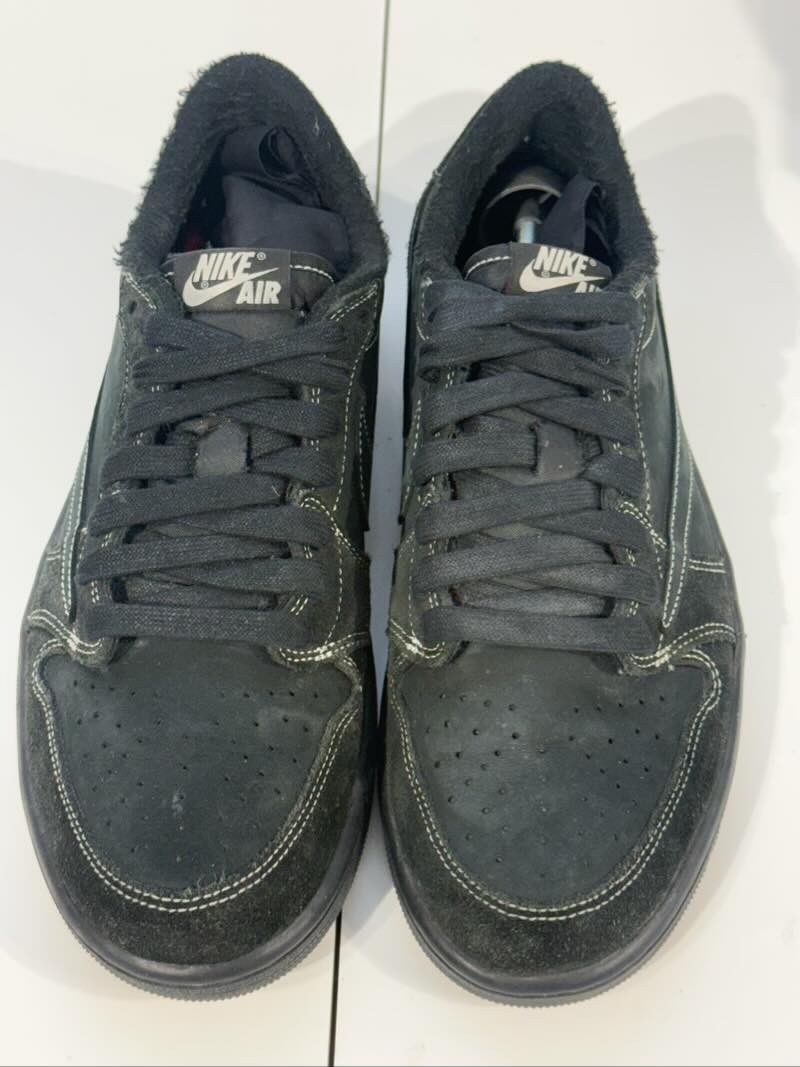 Jordan 1 Retro Low Travis Scott Black Phantom - Pre-Owned Size 10M (No Original Box)