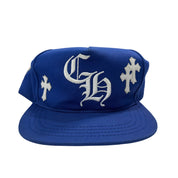 Chrome Hearts CH Multi Patch Trucker Hat Blue/White - Lightly Pre-Owned