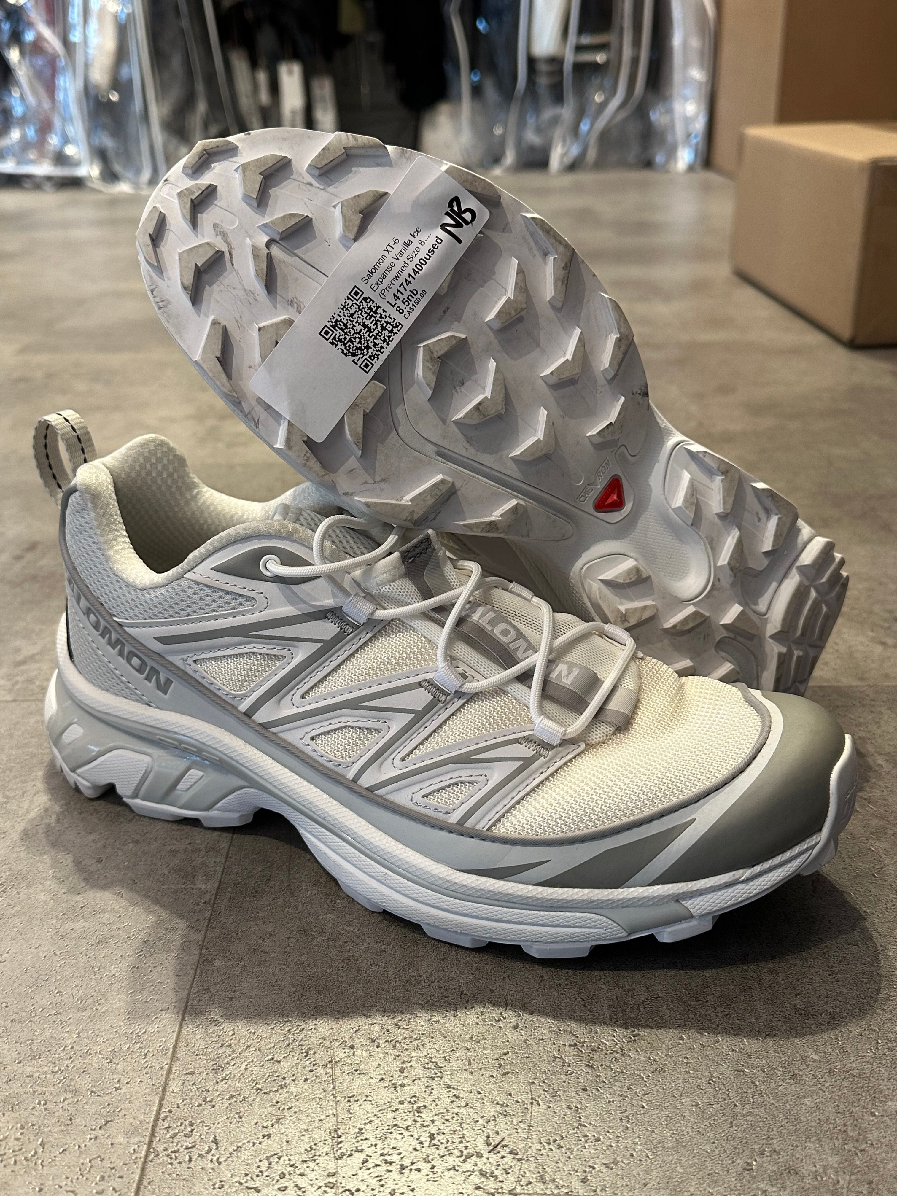 Salomon XT-6 Expanse Vanilla Ice - Pre-Owned Size 8.5 (No original box)