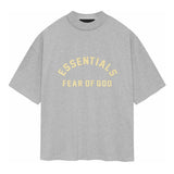 Fear of God Essentials Heavy Jersey T-Shirt (SS24) Light Heather Grey