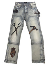 Amiri Rhee Studio Carpenter Pant Multicolour Stripe