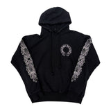 Chrome Hearts Floral Horseshoe Pullover Hoodie Black - Pre-Owned Size M