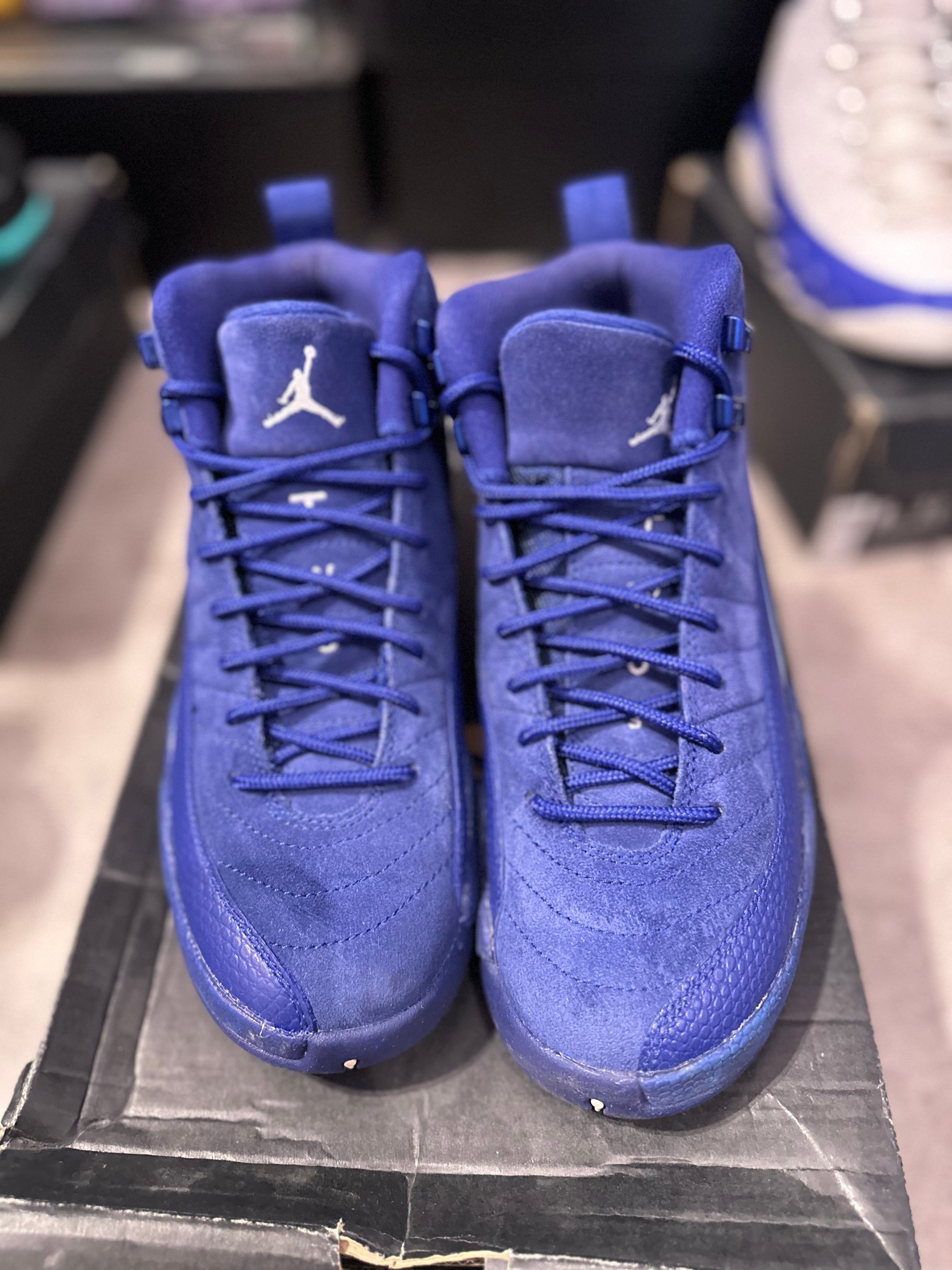 Jordan 12 Retro Deep Royal Blue (GS) (Preowned) - Pre-Owned