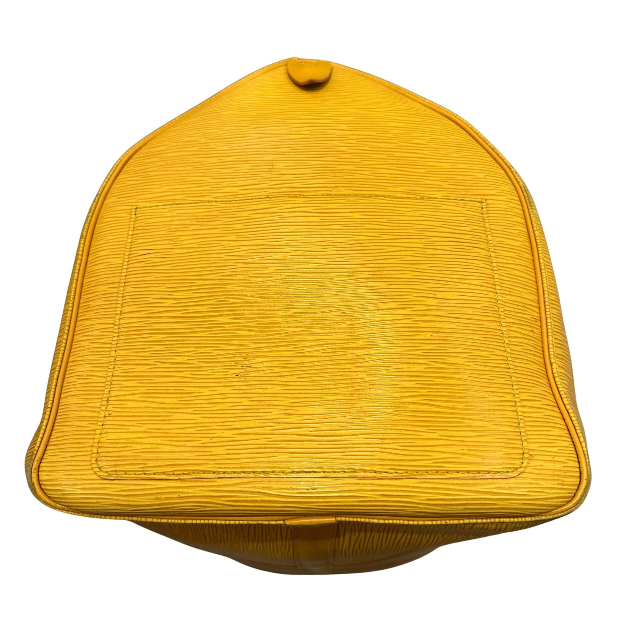 Louis Vuitton Keepall 55 Travel Bag Yellow Epi Leather - Pre-Owned