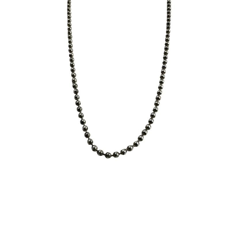 Chrome Hearts Ball Chain Necklace (30 Inch)