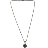 Chrome Hearts CH Letter Plus Pendant w/ 21 In Ball Chain - Lightly Used