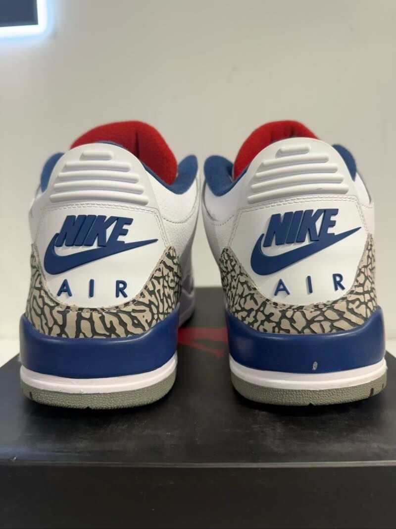 Jordan 3 Retro OG True Blue (2016) - Lightly Used Size 13