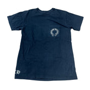 Chrome Hearts Malibu Exclusive Floral Cross T-Shirt Black (Preowned Size M) - Pre-Owned