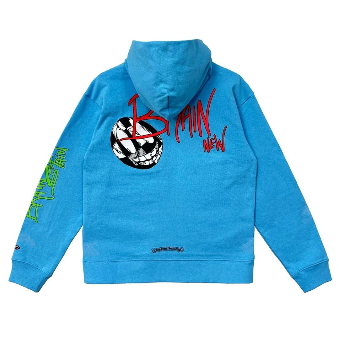 Chrome Hearts Matty Boy Brain New Hoodie Blue