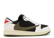 Jordan 1 Retro Low OG SP Travis Scott Olive (W) - New (No original box)