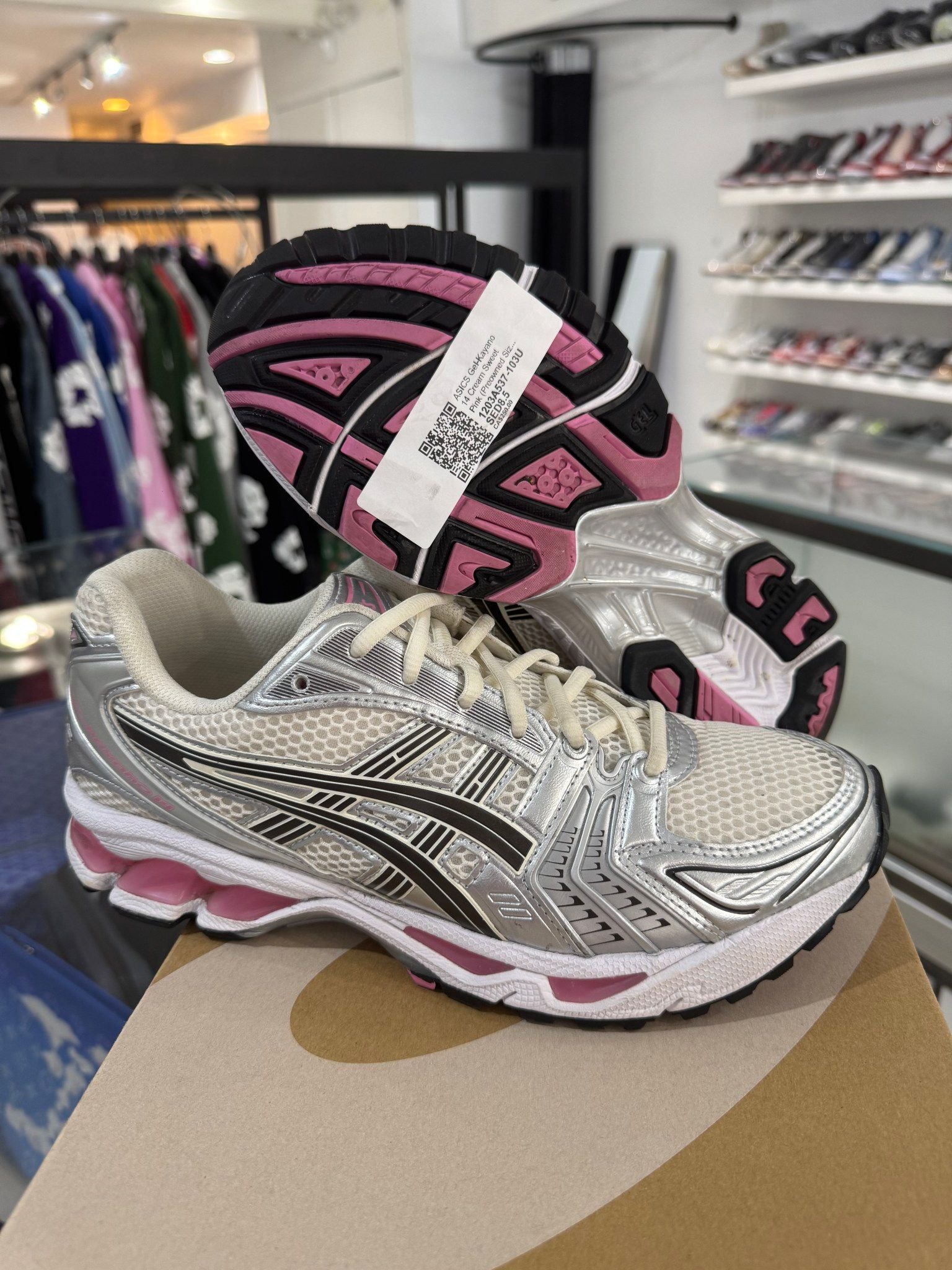 ASICS Gel-Kayano 14 Cream Sweet Pink - Pre-Owned Size 8.5