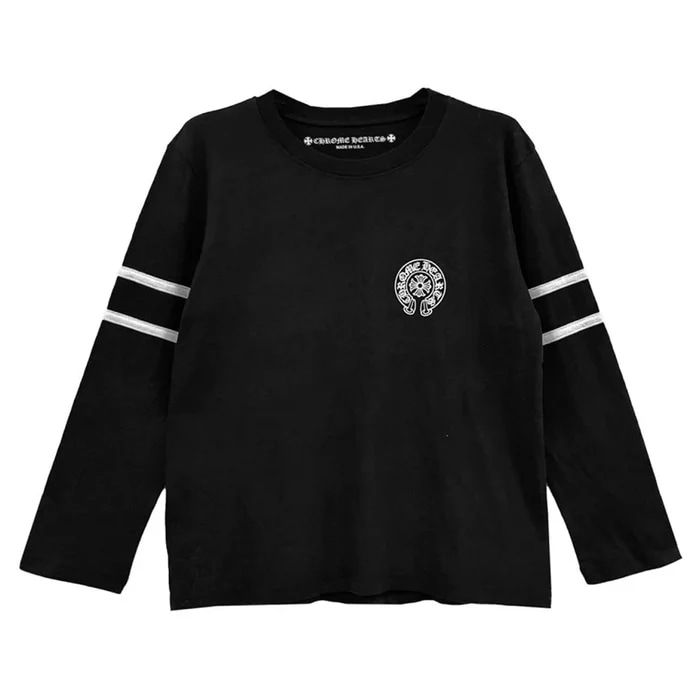 Chrome Hearts 33 Horseshoe Logo Long Sleeve T-Shirt (Womens) Black