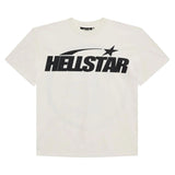 Hellstar Classic T-shirt White/Black (Gel Print)