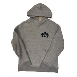 Chrome Hearts Triple Cross Nylon CH Logo Hoodie Grey - Lightly Pre-Owned Size M