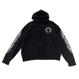 Chrome Hearts Horseshoe Floral Pullover Hoodie Black - Pre-Owned Size L