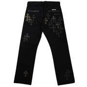 Chrome Hearts Black/Camo Cross Patch Chino Pants