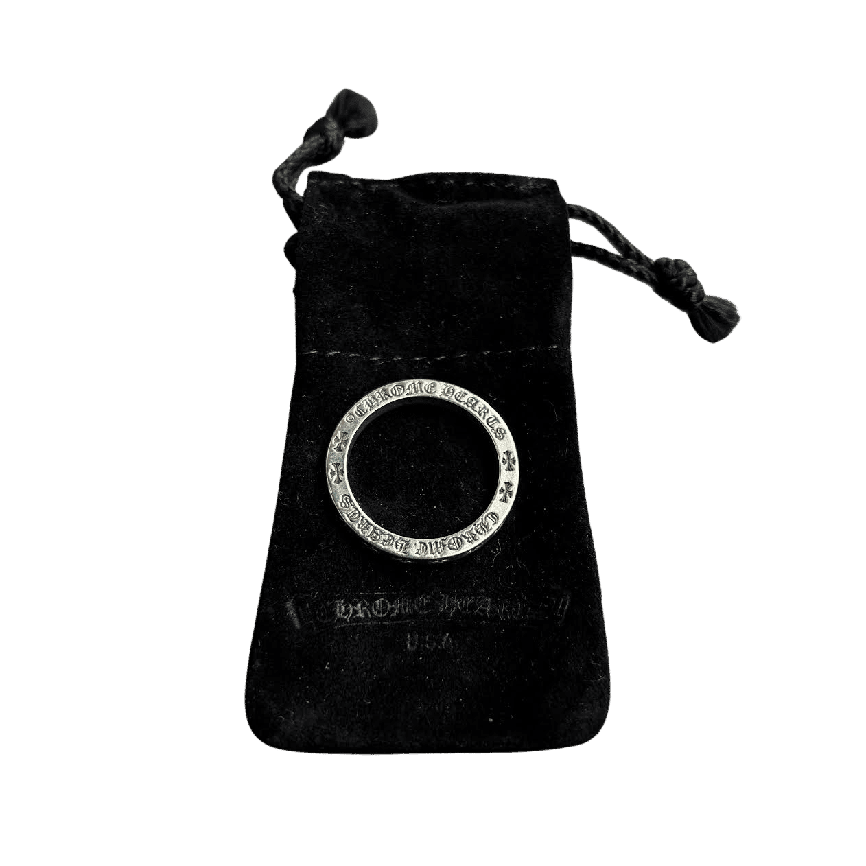 Chrome Hearts Honolulu F You Spacer Ring - Pre-Owned Size 11.5