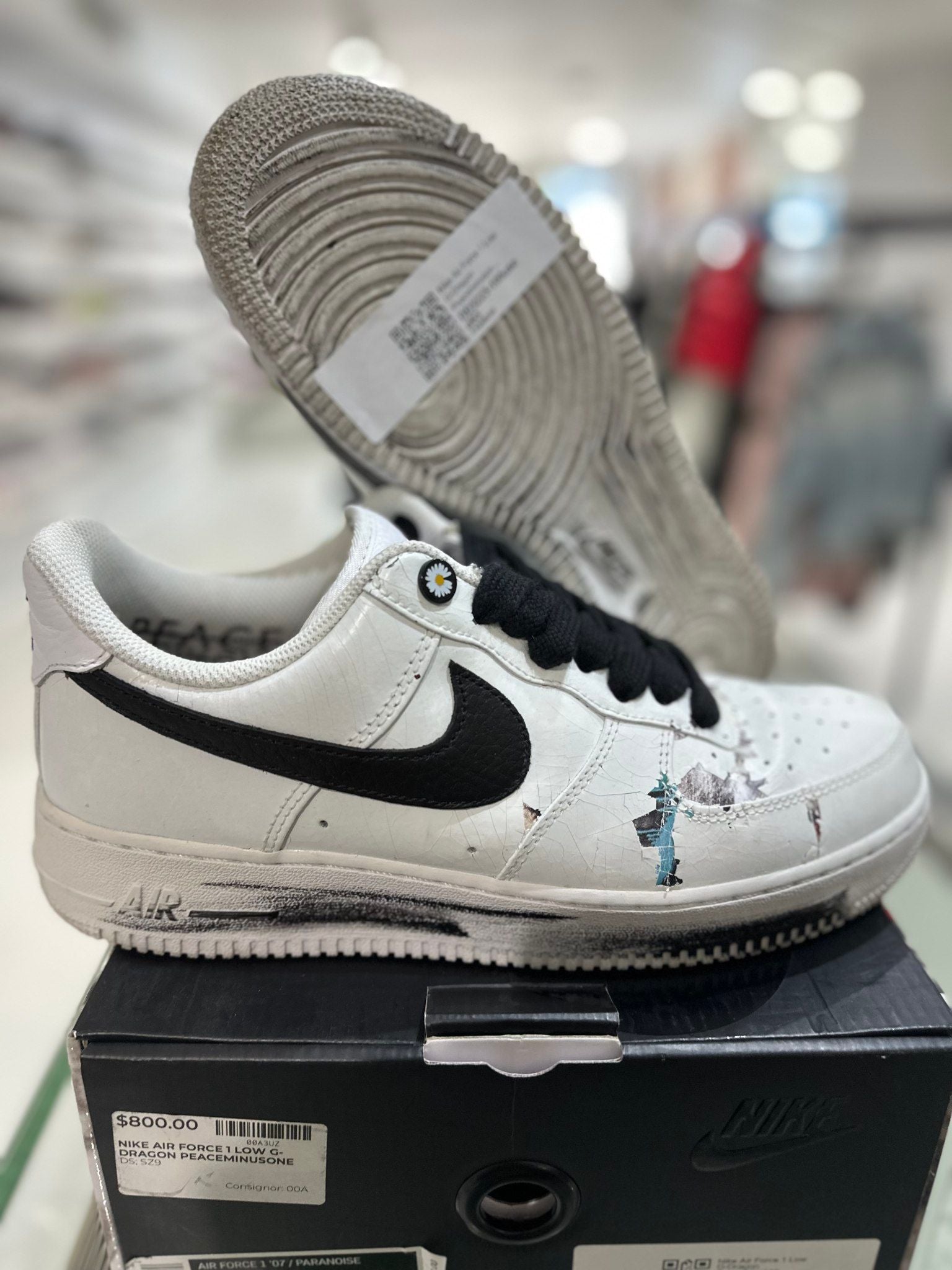 Nike Air Force 1 Low G-Dragon Peaceminusone Para-Noise 2.0  #3 - Pre-Owned Size 9
