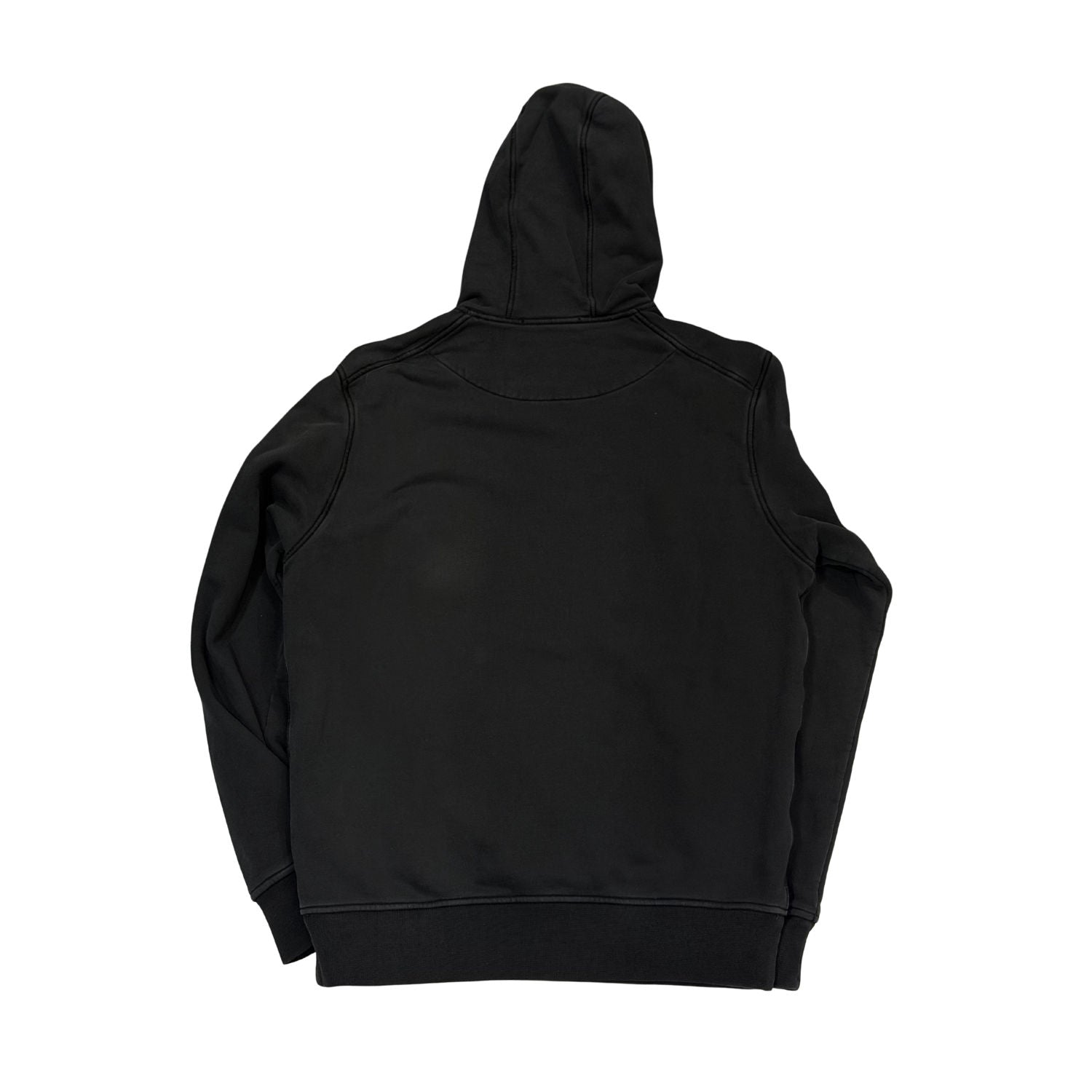 Stone Island Cotton Fleece Hoodie Black - Lightly Used Size M
