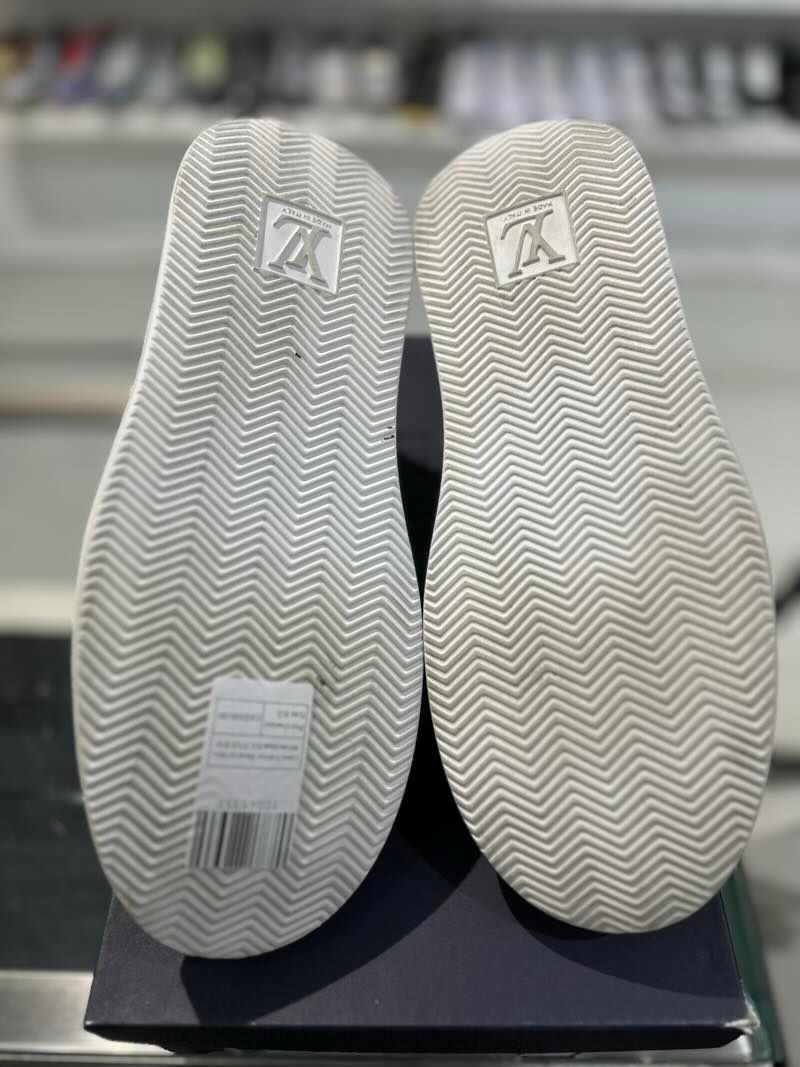 Louis Vuitton Beverly Hills White Blue - Pre-Owned Size 8.5