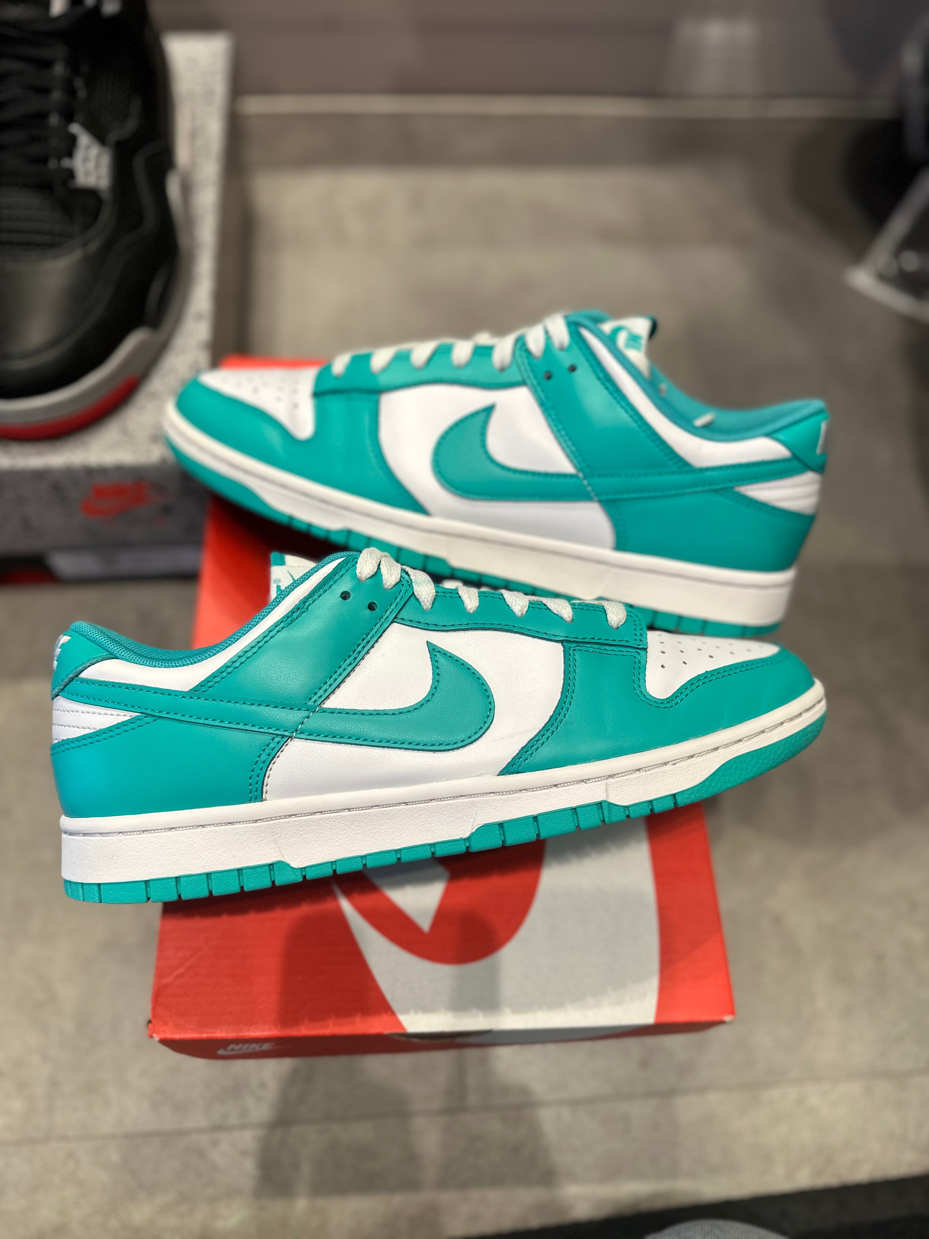 Nike Dunk Low Clear Jade (Preowned Sized 10)