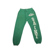 St Michaels Angel of Death Green Sweatpants - Pre-Owned Size M