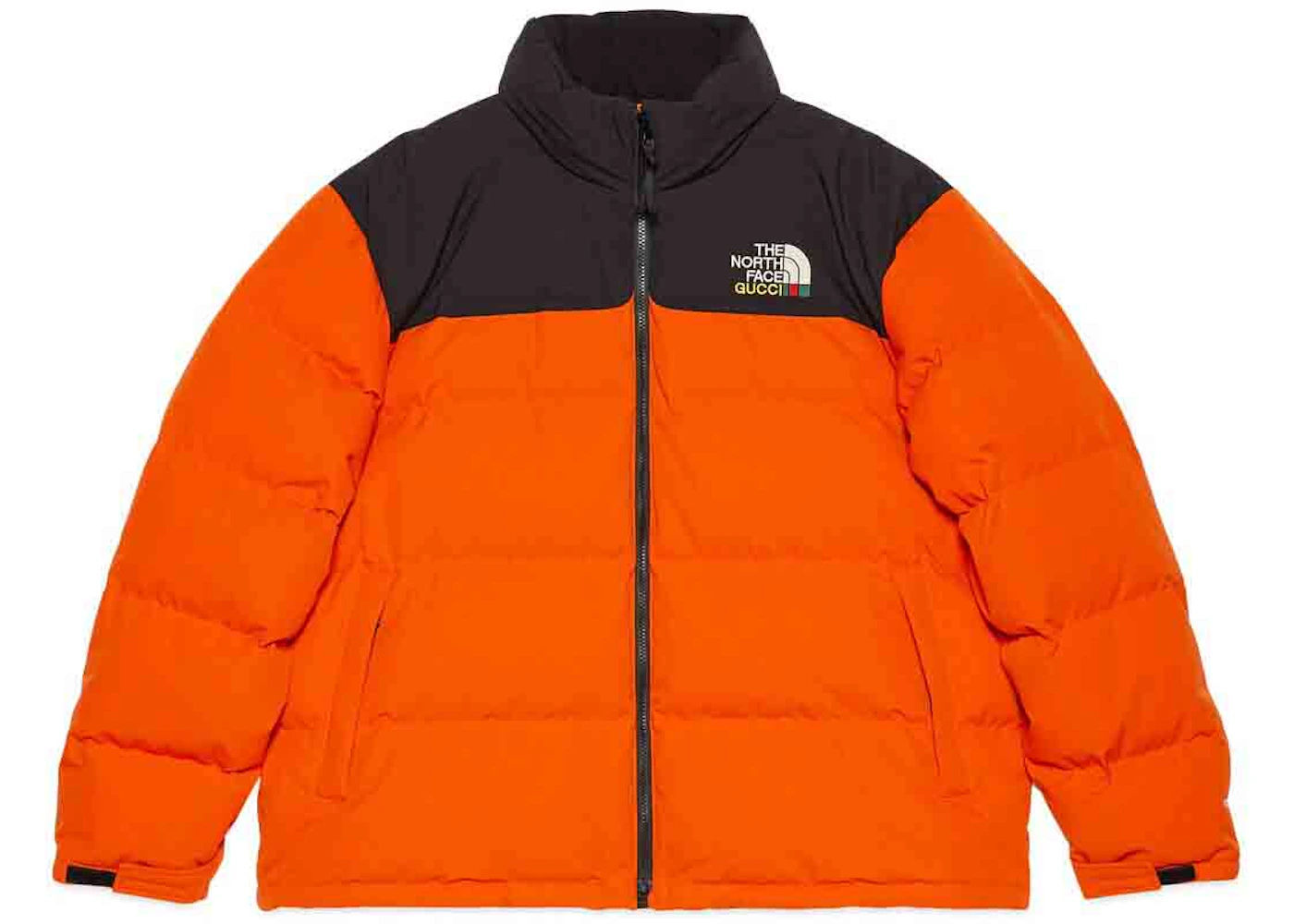 Gucci x The North Face Down Jacket Black/Orange