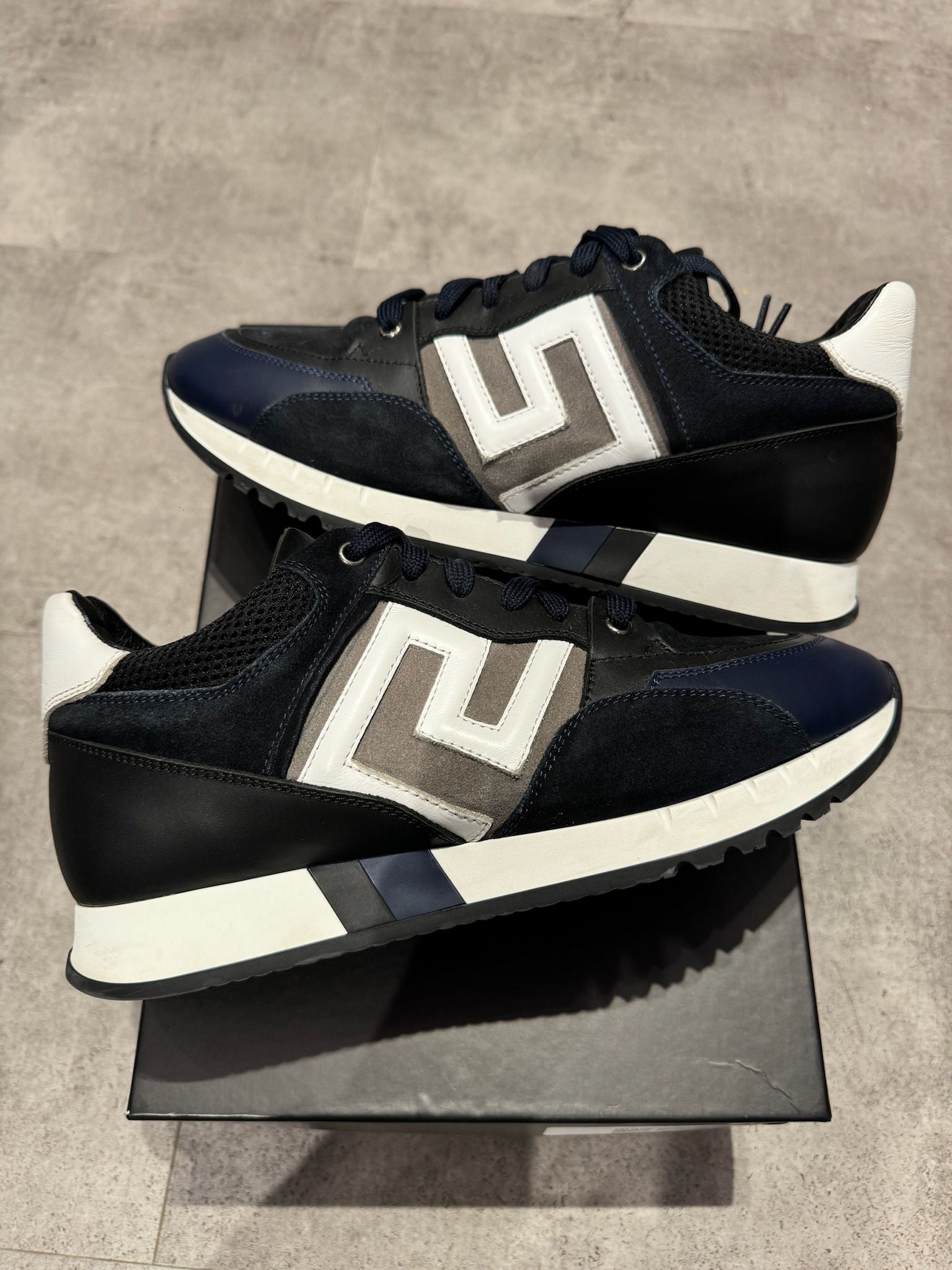 Versace Viteli Sneaker Blue DSU7086S - Pre-Owned Size 42