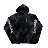 Chrome Hearts Tie-Dye Horseshoe Hoodie Black - Lightly Pre-Owned Size M