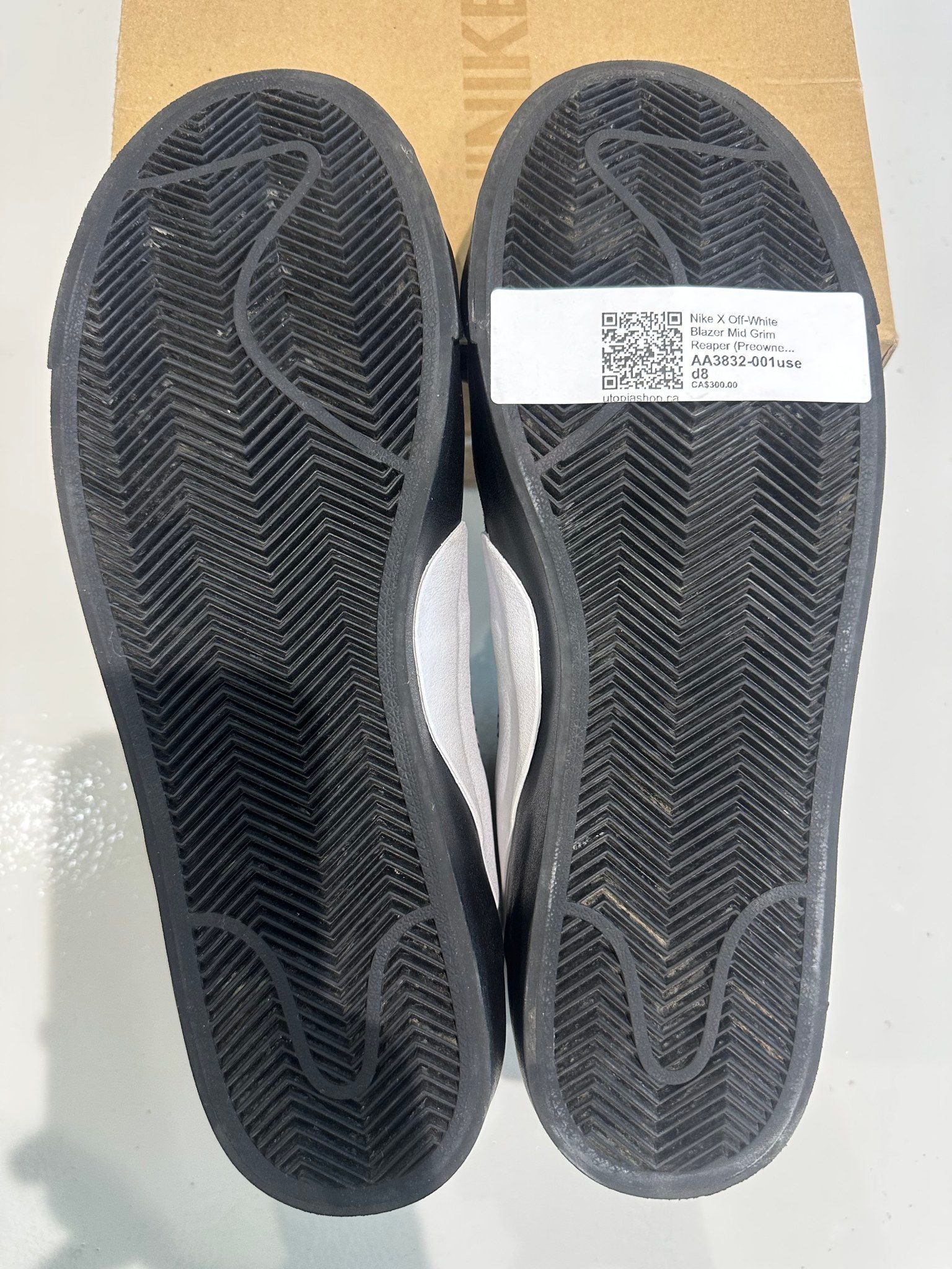 Nike X Off-White Blazer Mid Grim Reaper - Pre-Owned Size 8