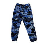 Denim Tears The Cotton Wreath Sweatpants Blue Camo - Lightly Used Size L