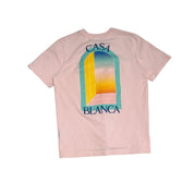 Casablanca L'Arc Colore T-Shirt Pink (Preowned Size M) - Pre-Owned Size M