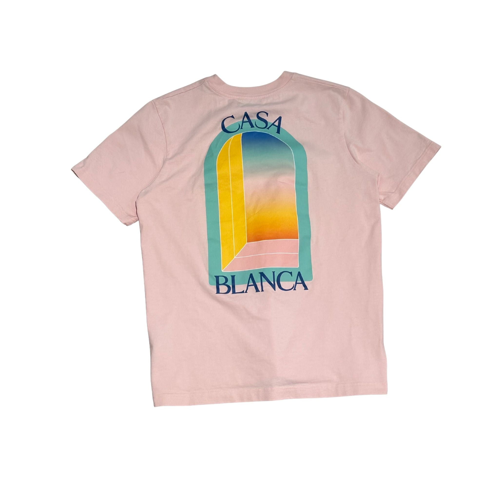 Casablanca L'Arc Colore T-Shirt Pink (Preowned Size M) - Pre-Owned Size M