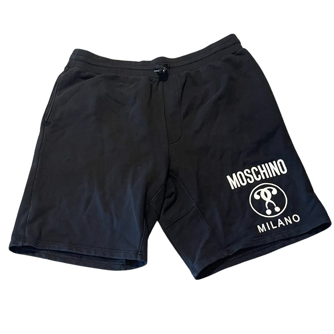 Moschino Double ? Milano Shorts Black (Preowned) - Pre-Owned