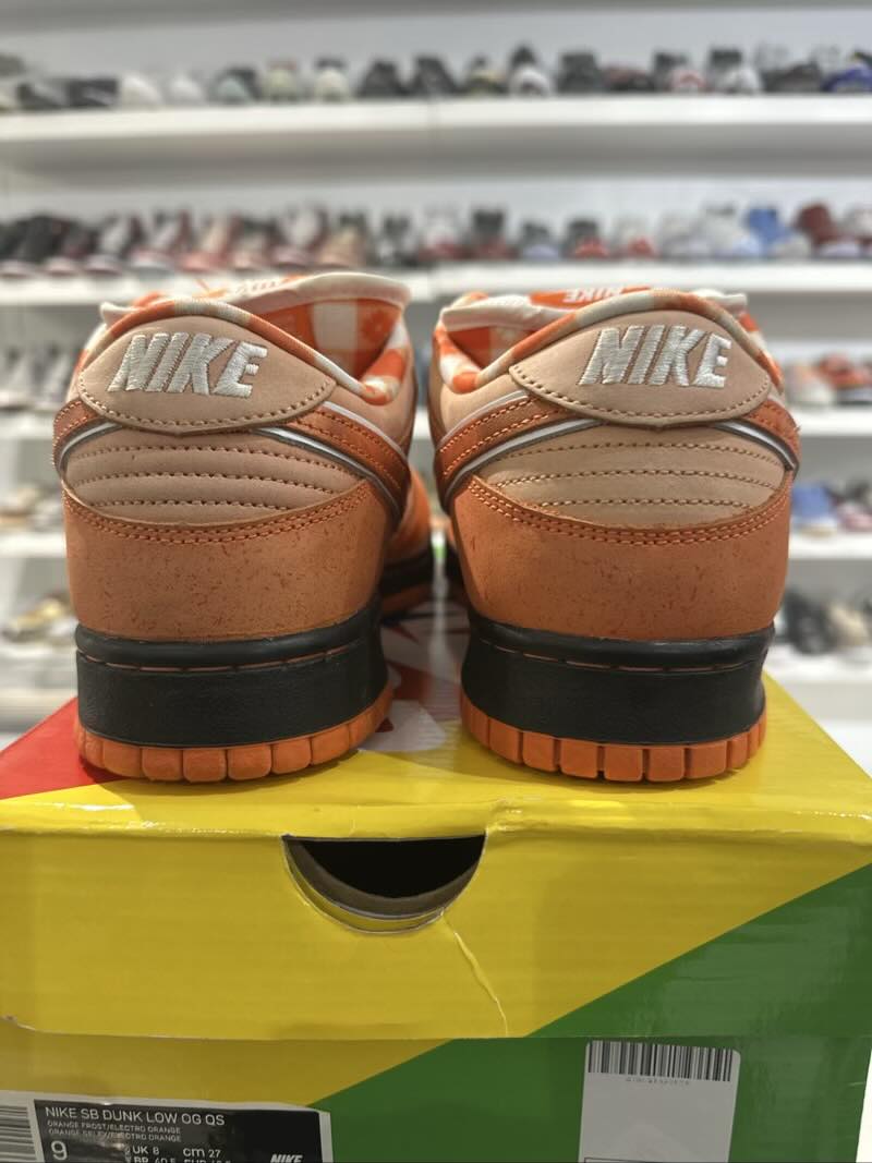 Nike SB Dunk Low Concepts Orange Lobster - Pre-Owned Size 9