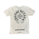 Chrome Hearts New York Exclusive Horseshoe T-Shirt White - Lightly Pre-Owned Size L
